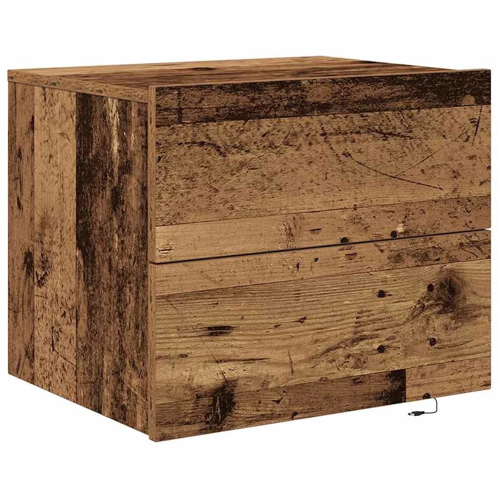 Nočna omarica 2 kos Star les 50 x 39 x 41 cm Inženirski les - slika 7