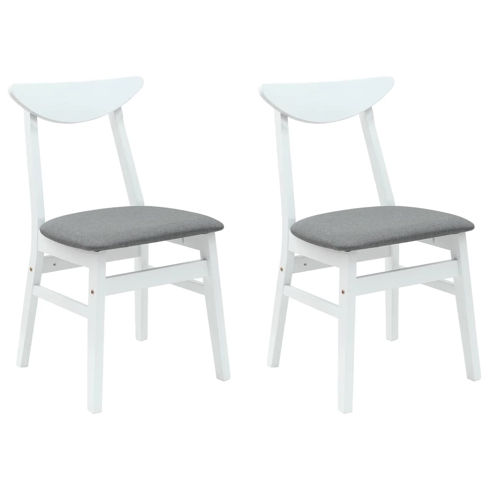 Jedilni stoli 2 kos Masivno gumovo les Bela 42 x 47,5 x 81 cm - slika 2