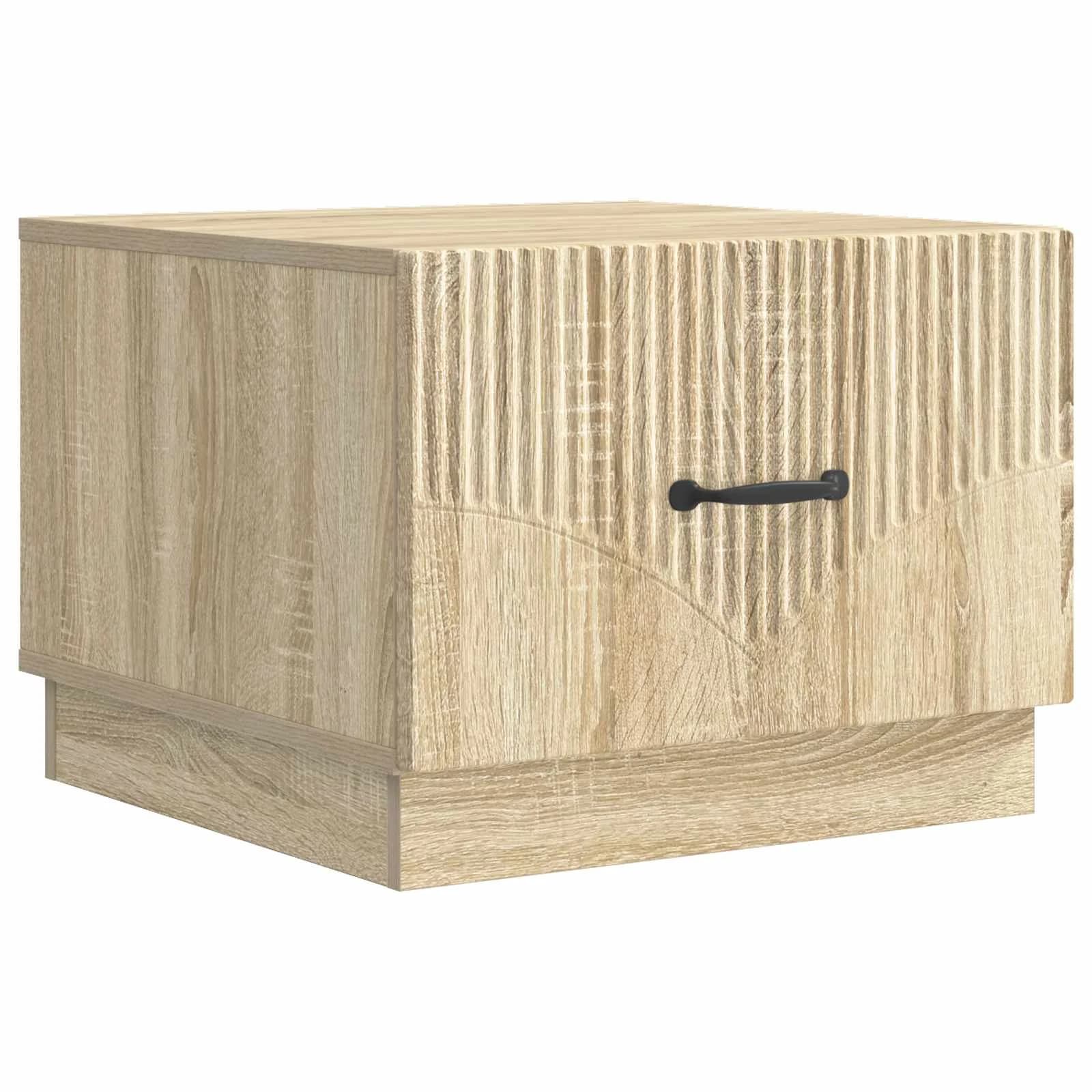 Klubska miza Sonoma hrast 49 x 50 x 37 cm Inženirski les - slika 2