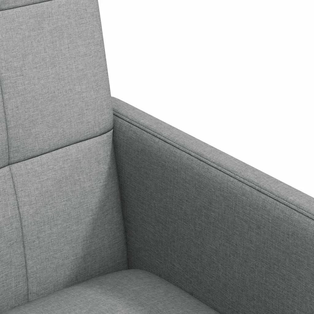 Jedilni stoli s kolesi 2 kos blago Svetlo siva 58 x 65 x 94 cm - slika 7