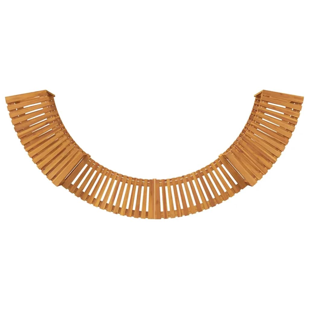 Obdaja vročo kad polkrožno Rjava 252 x 112 x 55,5 cm - slika 8
