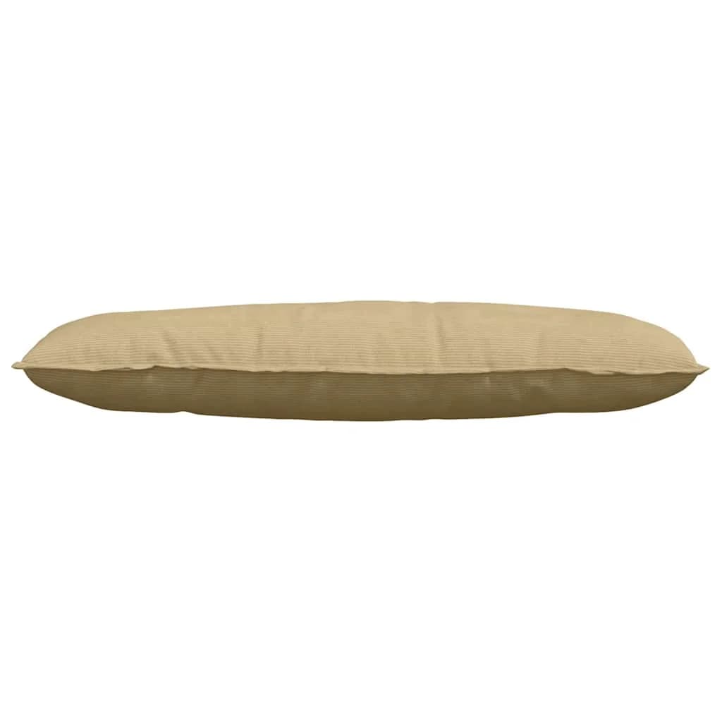 Poglavni vzglavnik Siva zelena 120 x 50 cm Žametna tkanina - slika 5