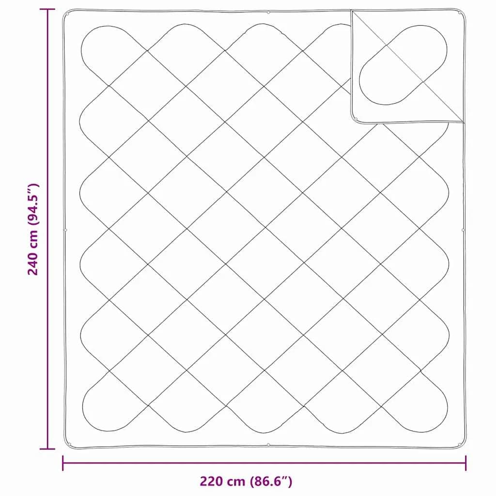 2-v-1 Dv entscheiden Bela 240 x 220 x 8 cm Poliester - slika 10