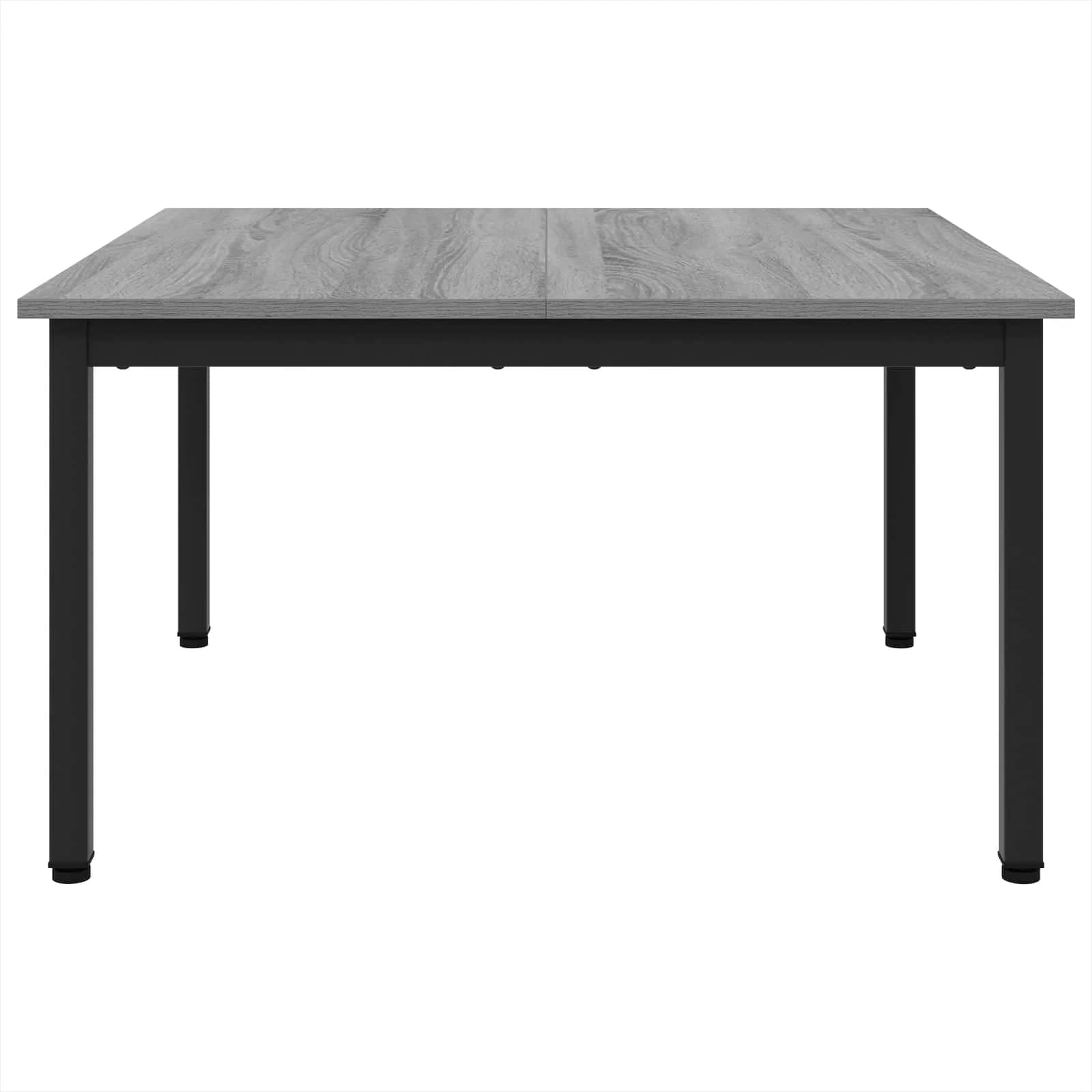 Klubska miza Siva Sonoma 80 x 80 x 45 cm Inženirski les - slika 5