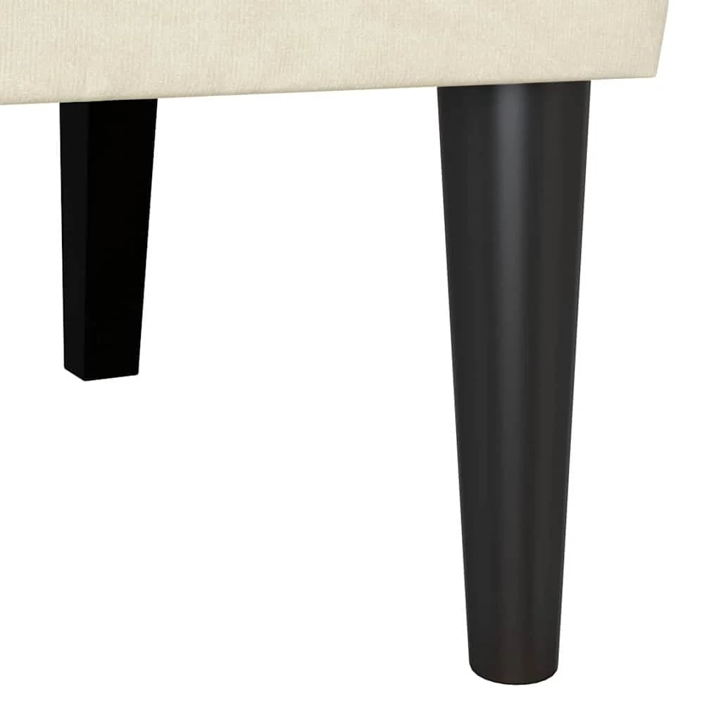 Chesterfield klop krema 112 x 65,5 x 75 cm Žamet - slika 9