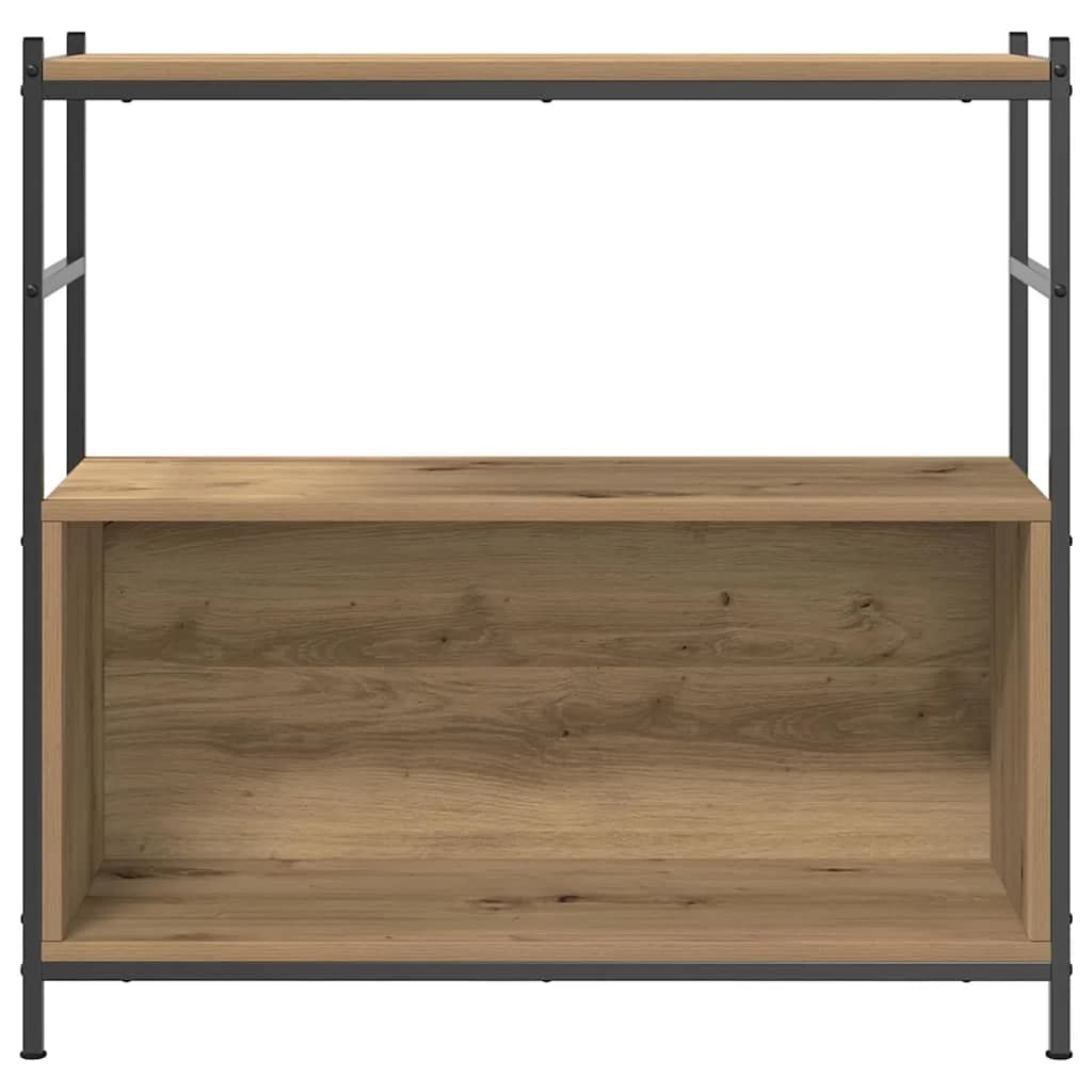 Knjižna polica 80 x 30 x 78,5 cm Inženirski les Umetni hrast - slika 6