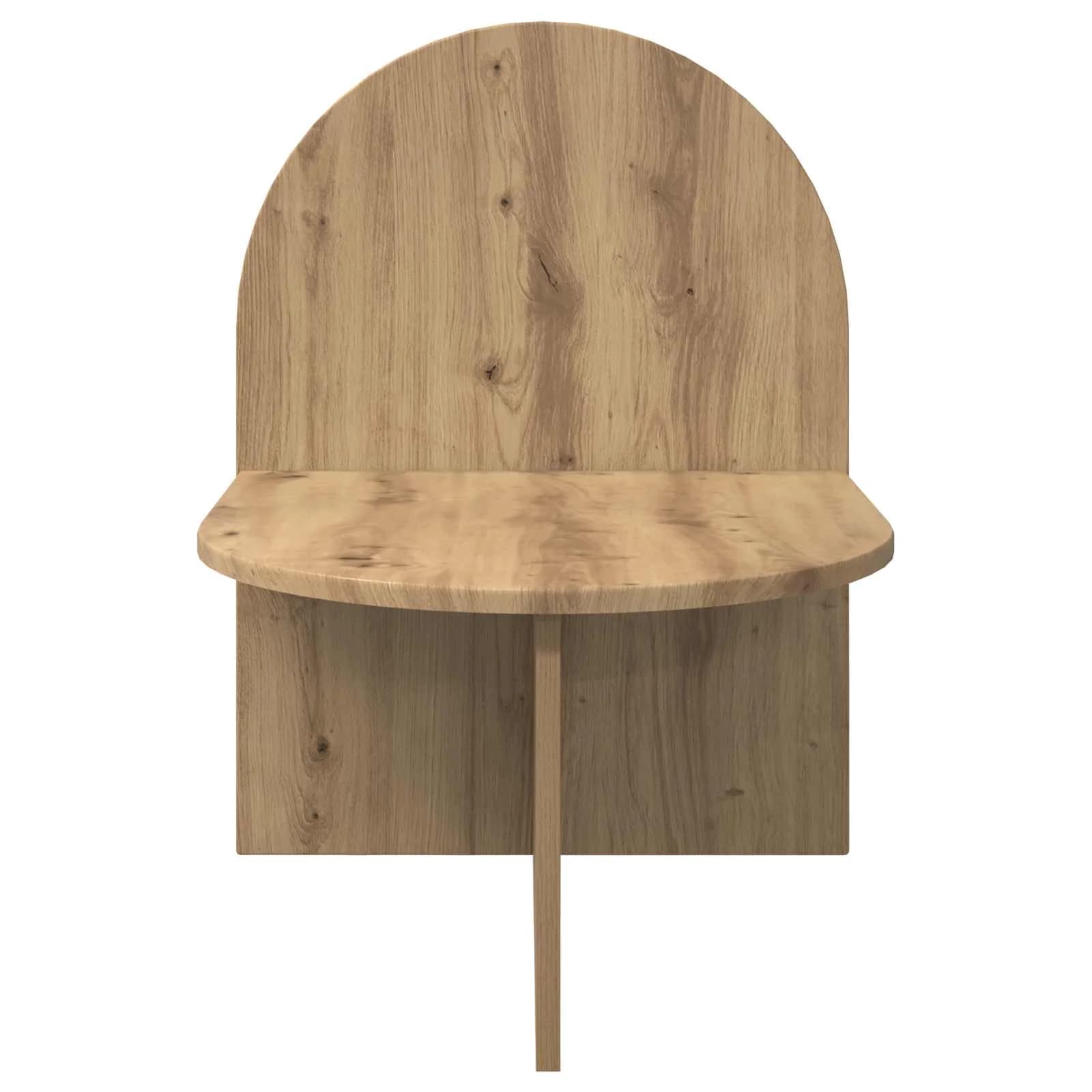 Nočna omarica Artisan hrast 48 x 49 x 65 cm Konstruirano leseno - slika 4