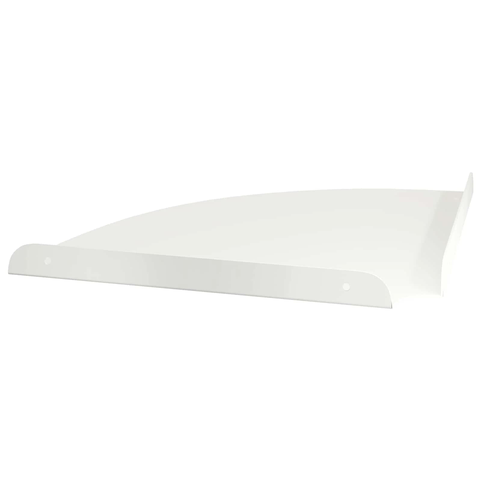 Kotna lebdeča polica Kotni nosilec 4 kos Bela 30 x 30 x 2 cm - slika 7