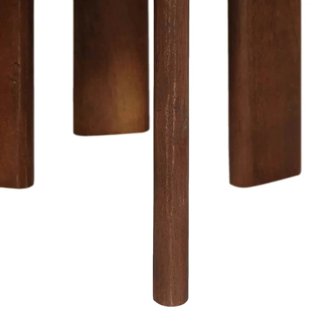 Mize za kavo z gnezdenjem 3 kos Temno rjava Ø 54 x 40 cm - slika 9