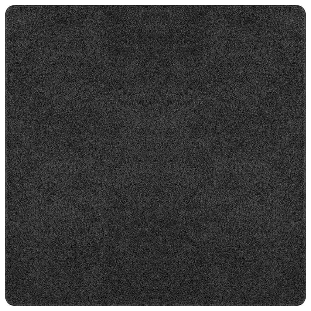 Antiskluzna Shaggy Preproga Temno siva 200 x 200 cm PP - slika 2