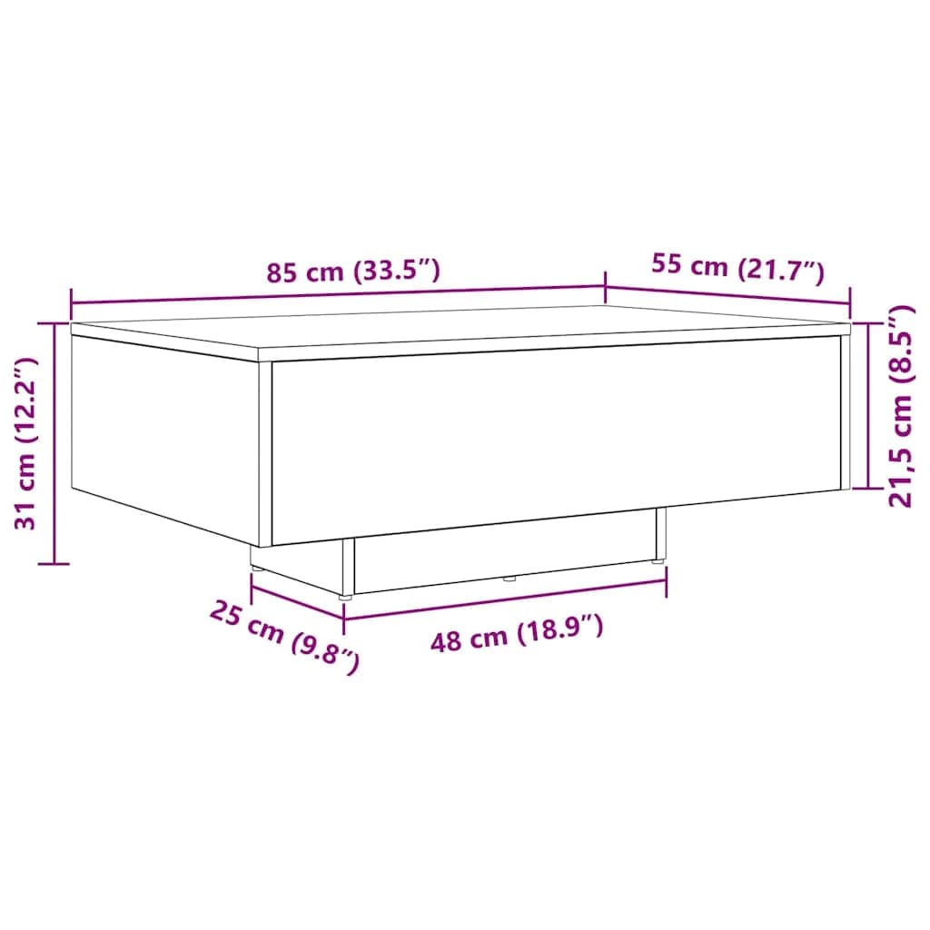 Star les 85 x 55 x 31 cm Inženirski les - slika 11