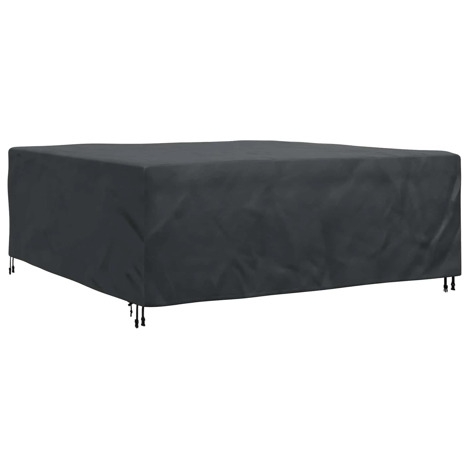 Prevleka za pohištvo Enobarvno Črna 200 x 200 x 90 cm 420D - slika 10
