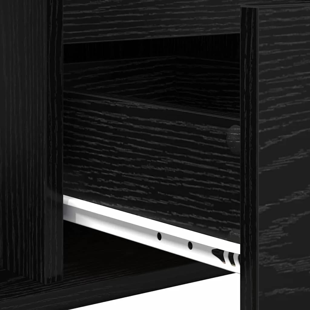 Klubska miza Črna Orehovina 90 x 50 x 26.5 cm Inženirski les - slika 10