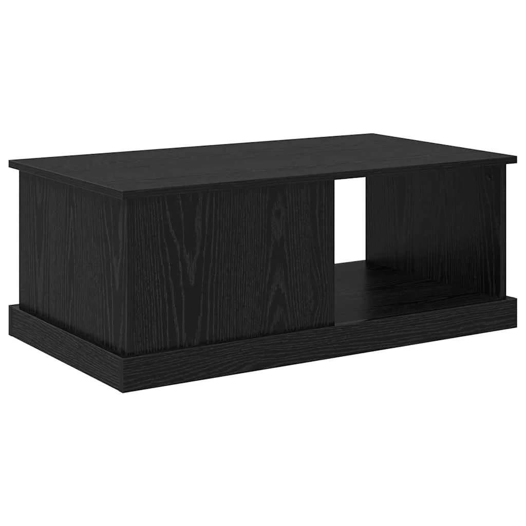 Klubska miza Črna Orehovina 90 x 50 x 35 cm Inženirski les - slika 8
