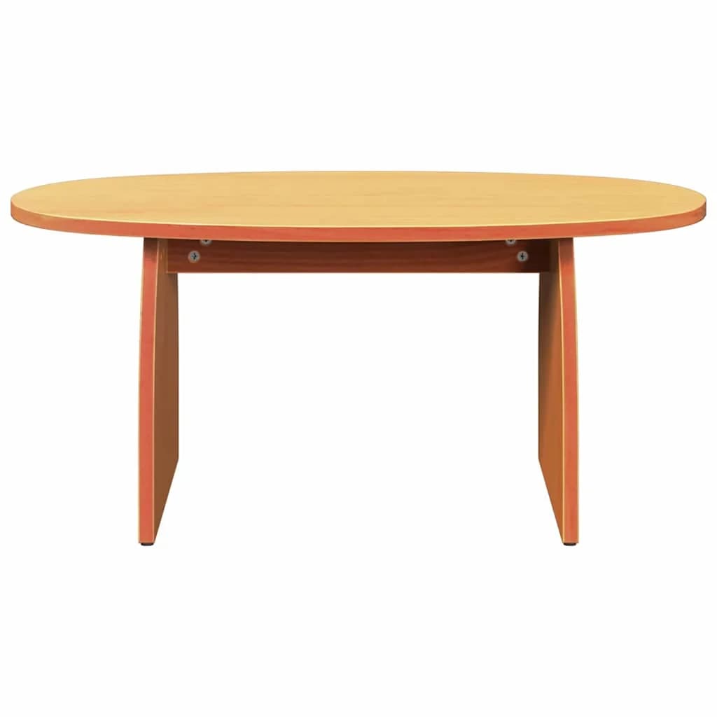 Klubska miza Voskast rjav 80 x 40 x 35 cm Masivno borovo les - slika 6