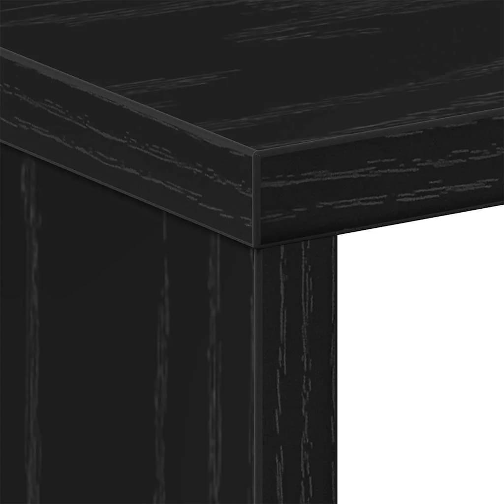 Nočna omarica 2 kos Črna Orehovina 50 x 30 x 51,5 cm - slika 9