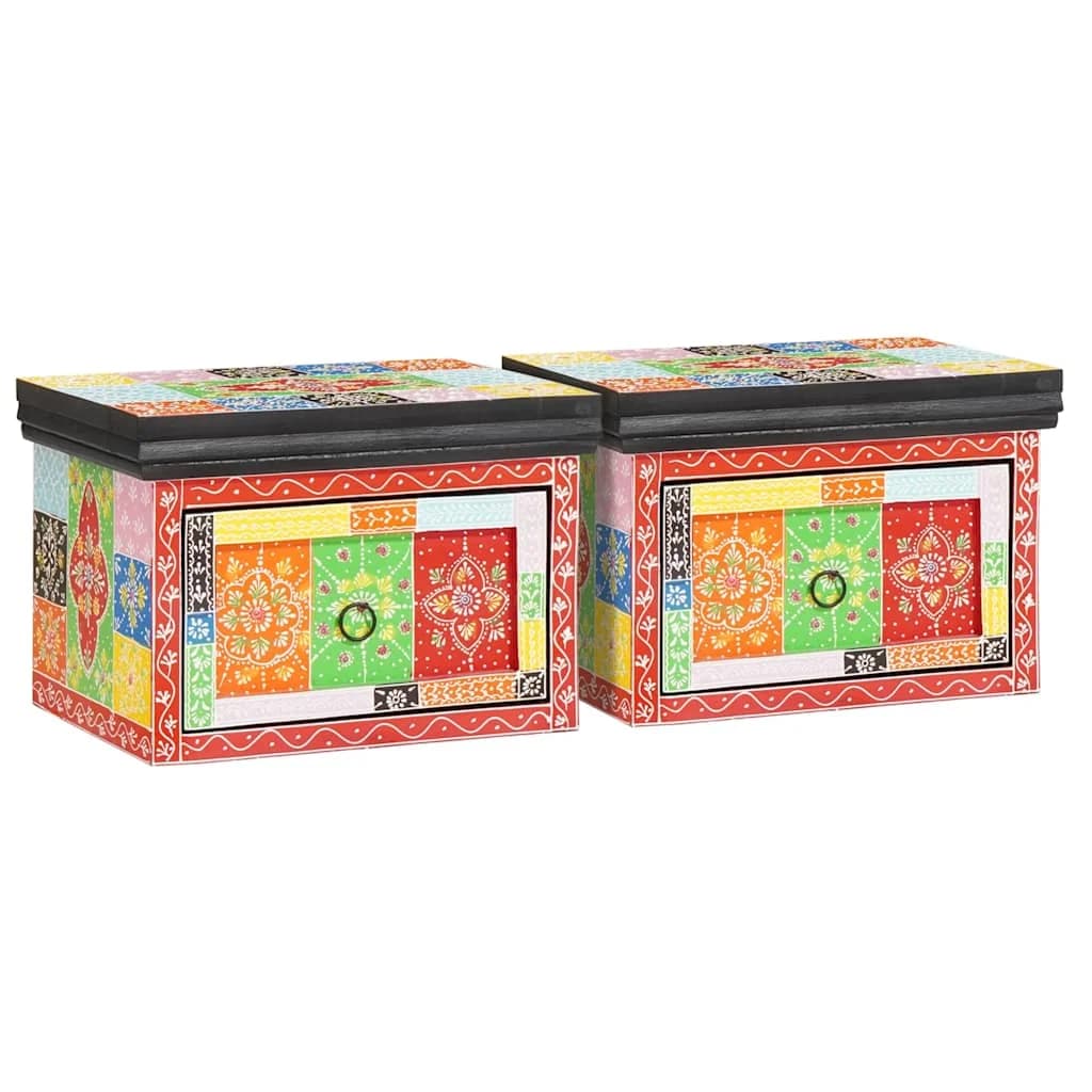 Nočna omarica 2 kos večbarvno 40 x 30 x 28 cm - slika 7