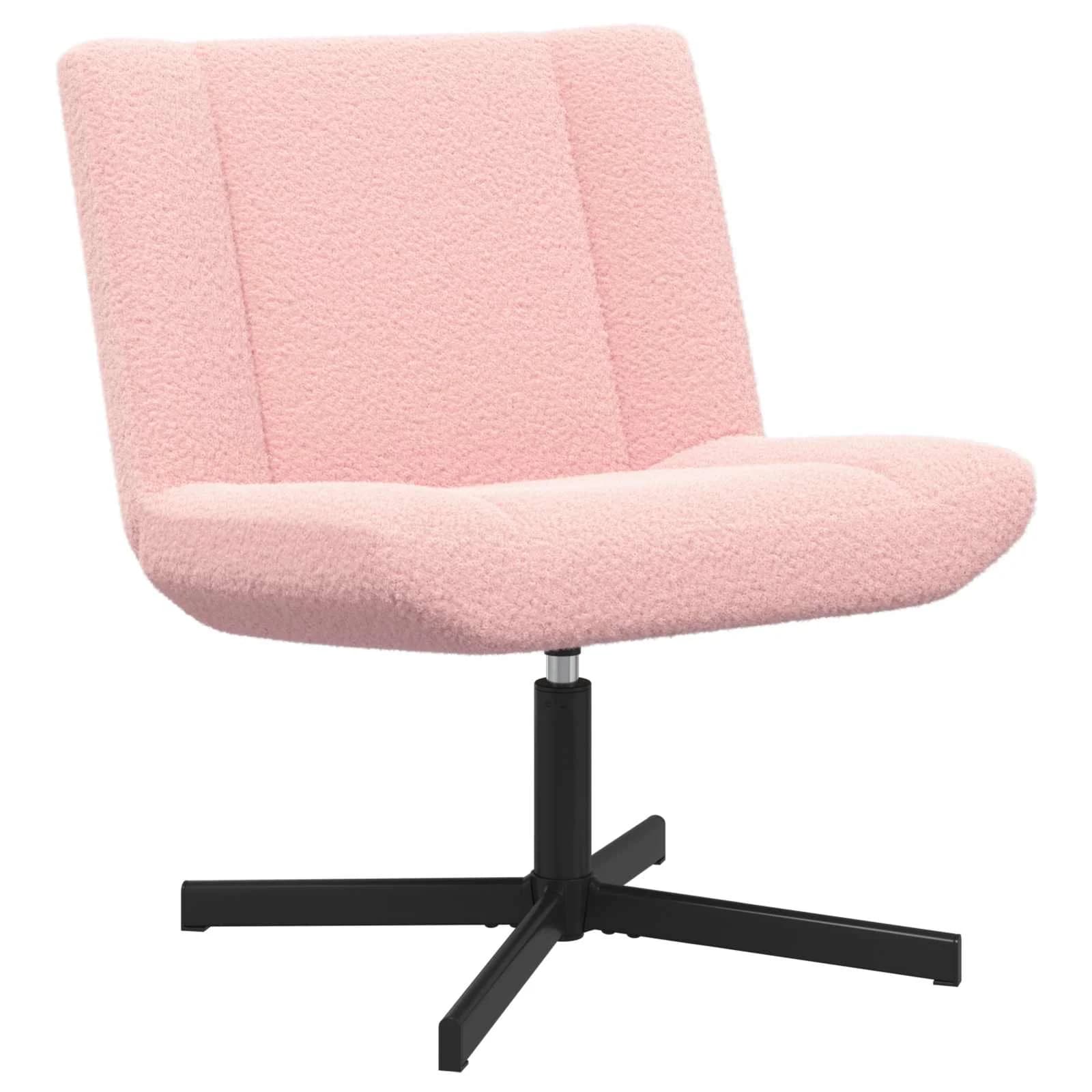 Vrtljiv stol Roza 63 x 75 x 76 cm Ovčja koža