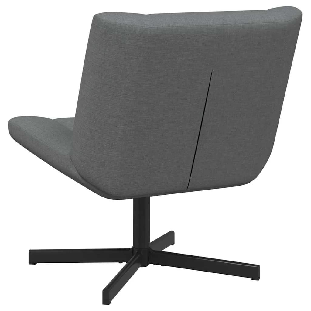 Vrtljiv stol Temno siva 63 x 75 x 76 cm blago - slika 6