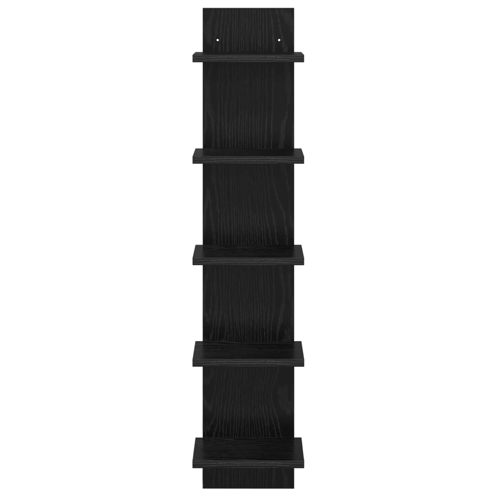Stenska polica 2 kos Črni hrast 22 x 15 x 100 cm Inženirski les - slika 4
