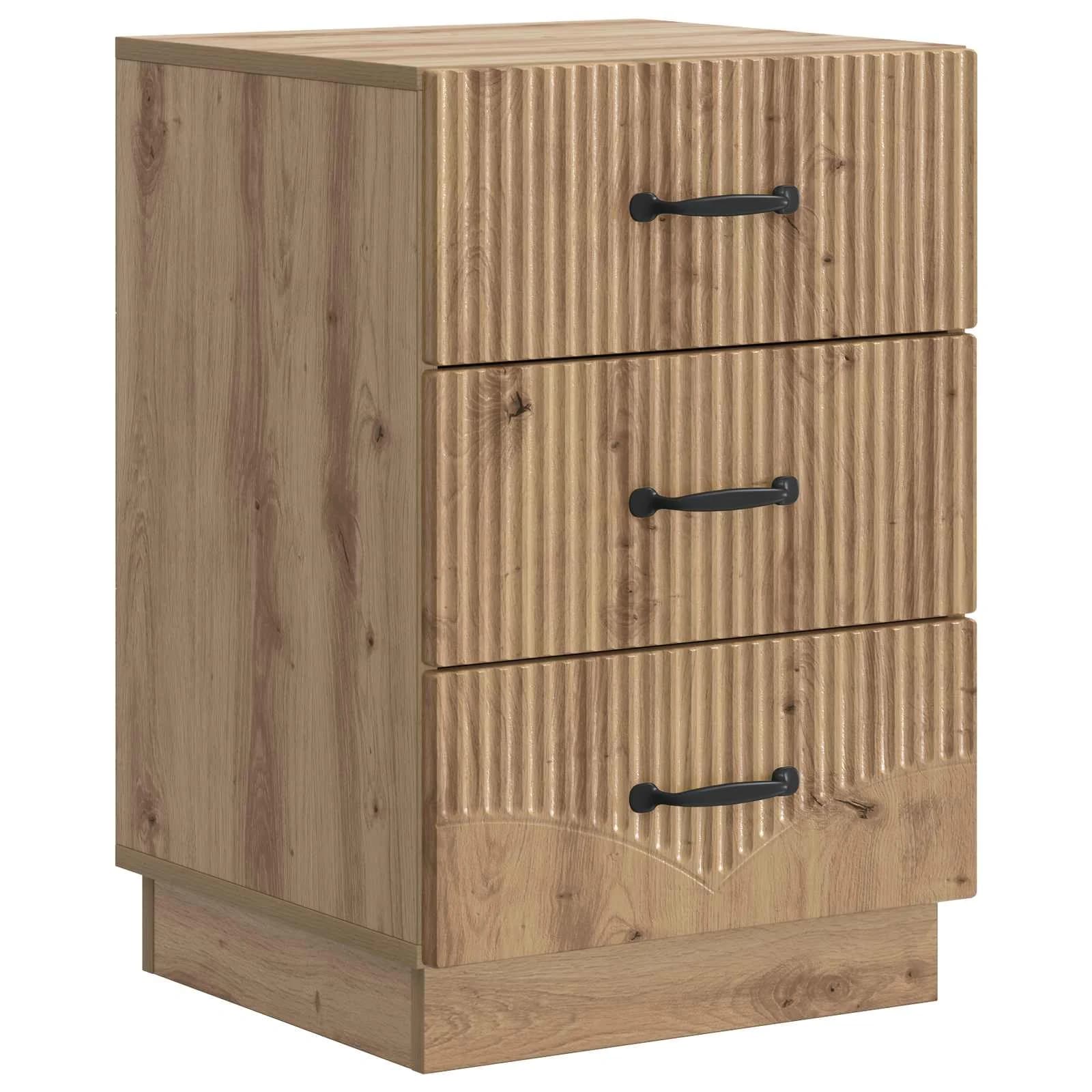 Nočna omarica Artisan hrast 43 x 41 x 63,5 cm Inženirski les - slika 2