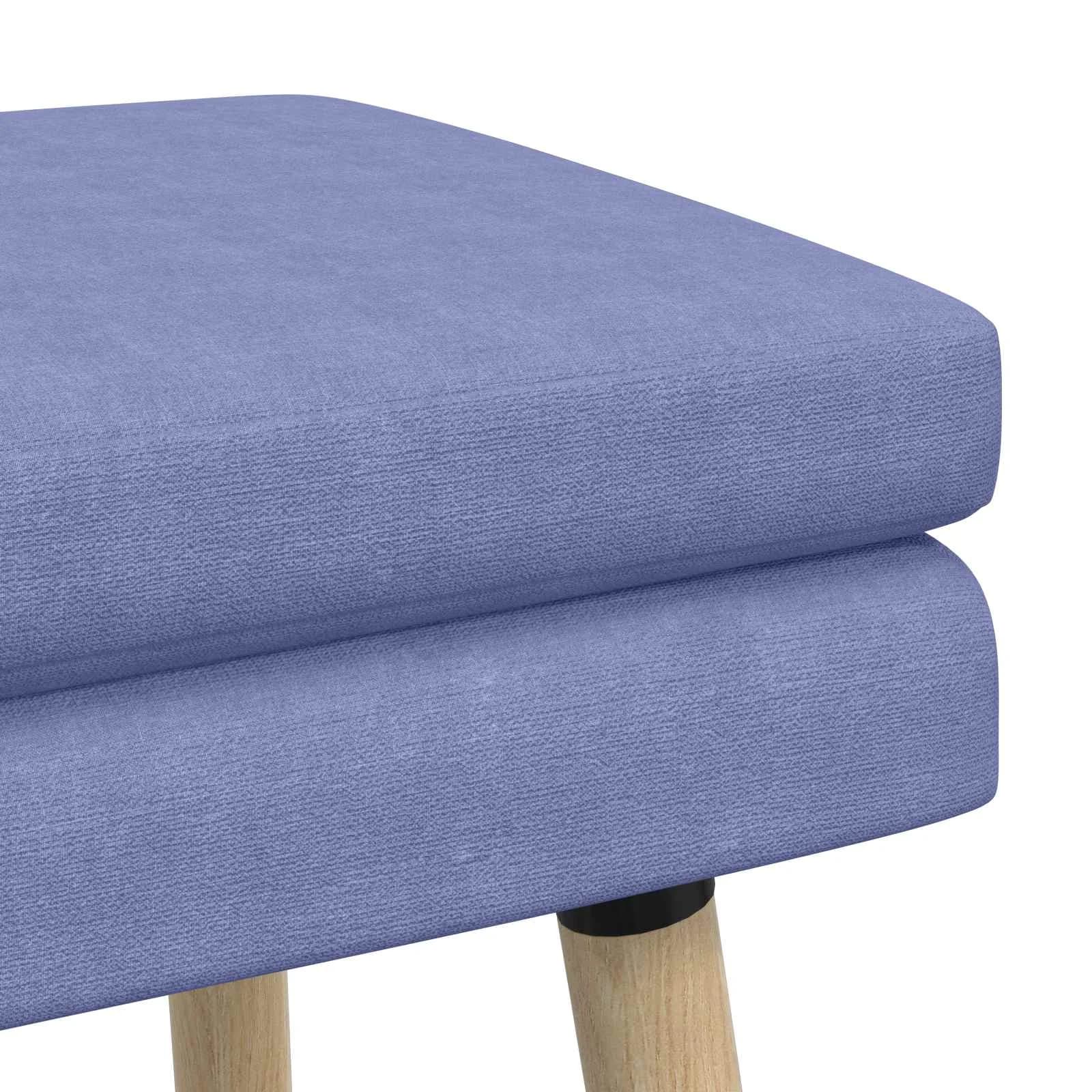 Dvojna klop Jeans modra 80 x 40 x 47 cm Blago - slika 6