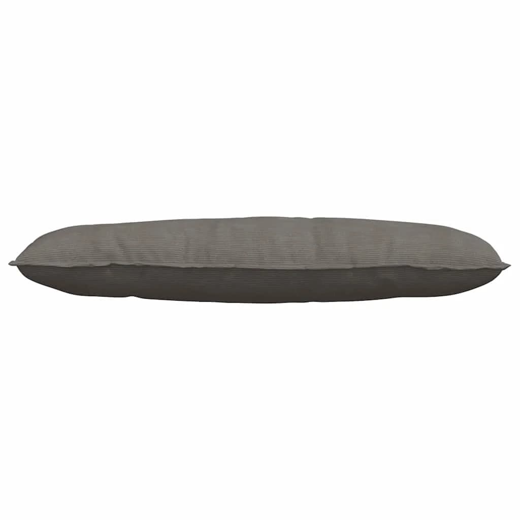 Poglavni vzglavnik Svetlo siva 120 x 50 cm Žametna tkanina - slika 5
