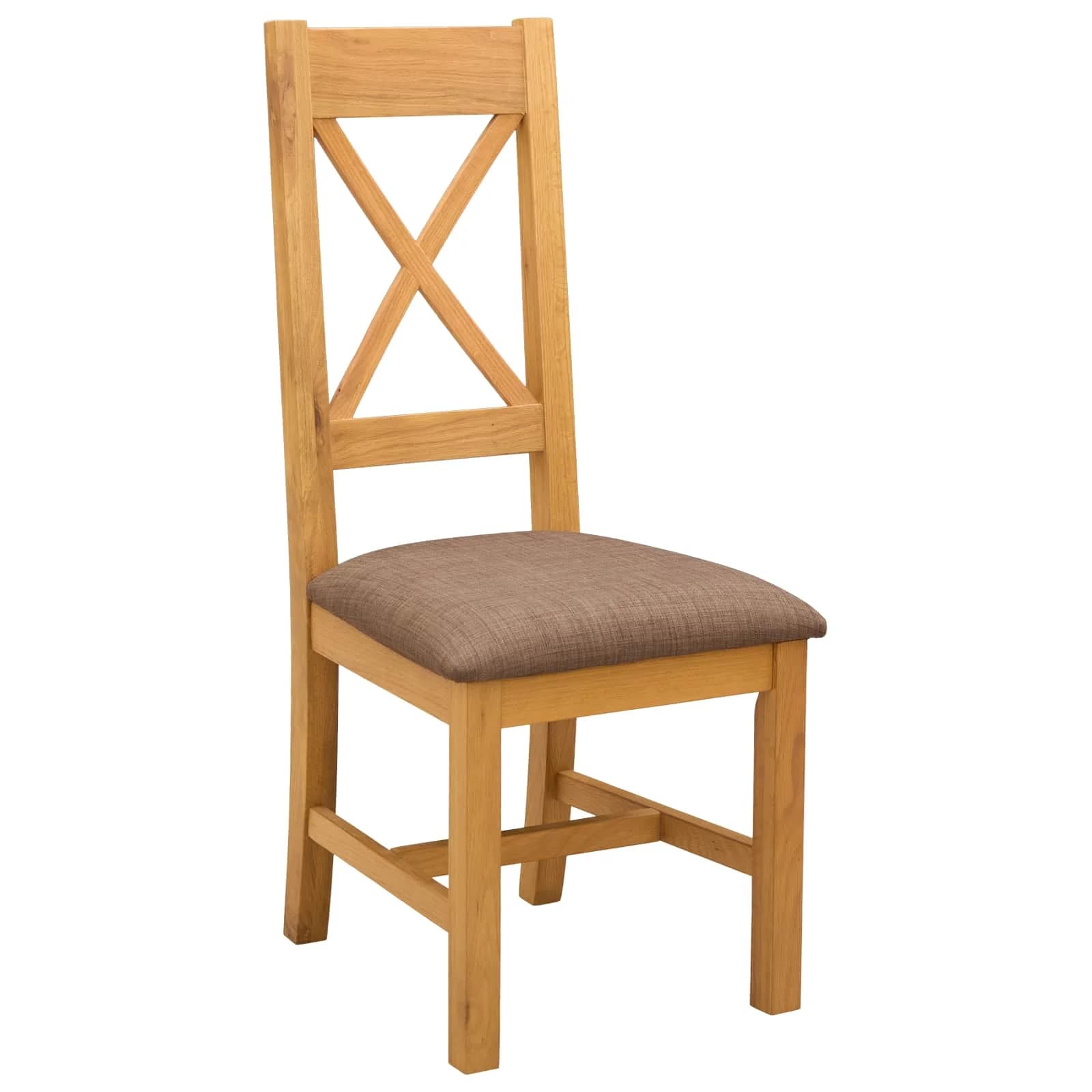 Jedilni stol 2 kos Masivno hrastovo les Siva 45 x 54 x 105 cm - slika 2