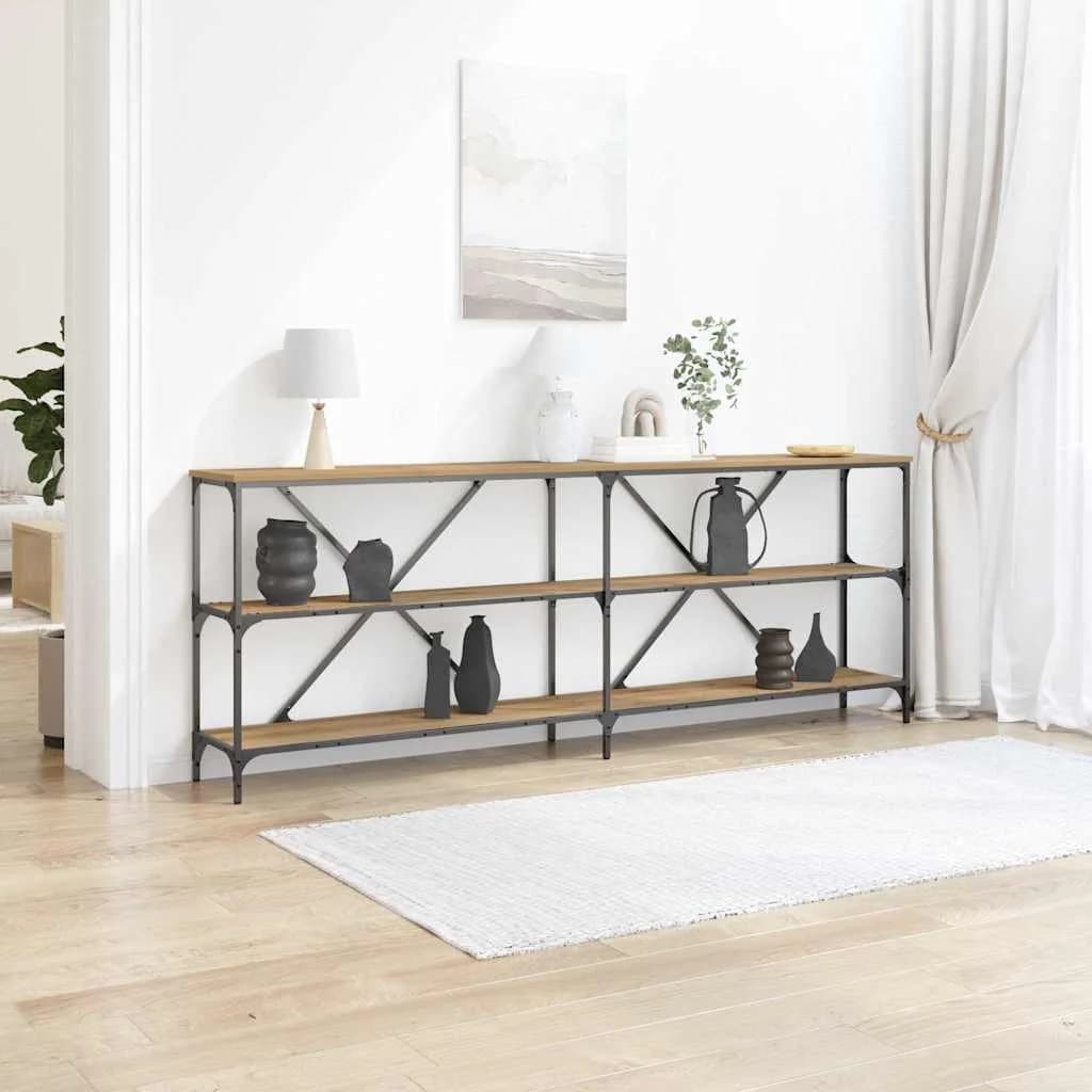 Konzolna miza Oreh 200 x 30 x 75 cm Inženirski les