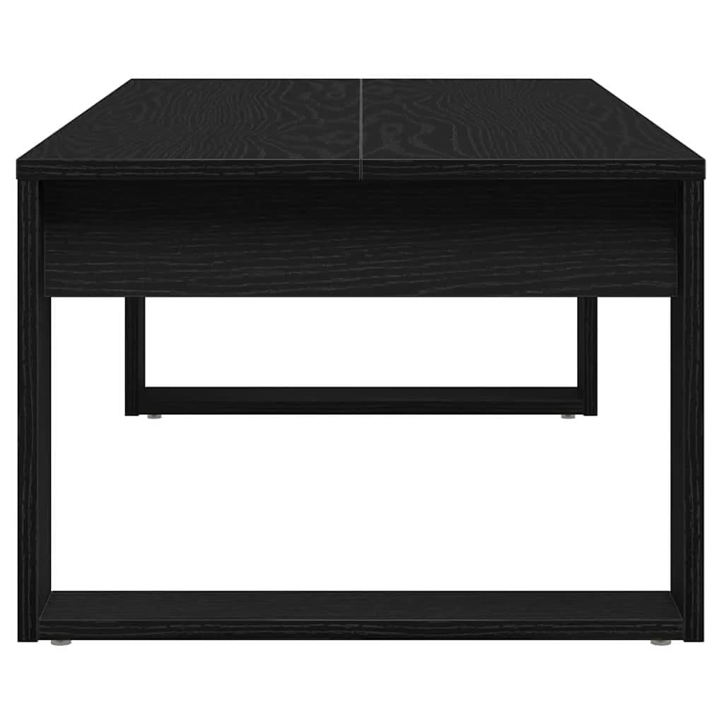 Klubska miza Črna Orehovina 102 x 50 x 35 cm Inženirski les - slika 7