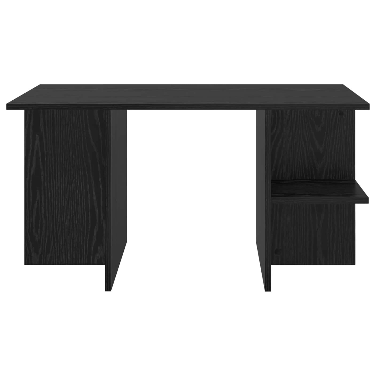 Klubska miza Črni hrast 87 x 50 x 45 cm Konstruirano leseno - slika 5
