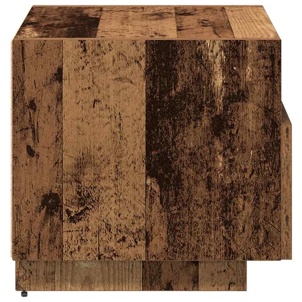 Nočna omarica 2 kos Star les 40 x 39 x 37 cm Inženirski les - slika 9