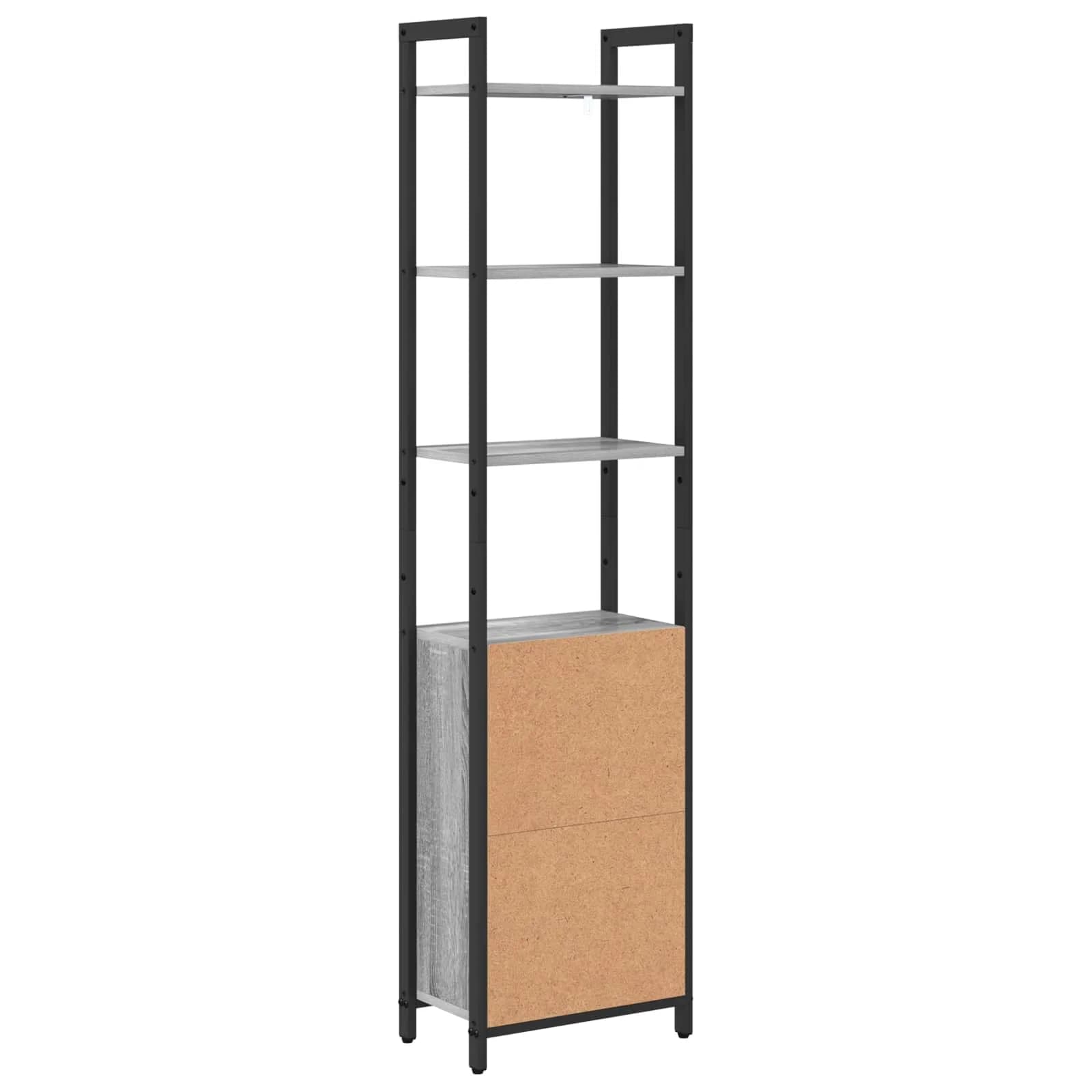 Knjigovni omar 6 nivojev 40 x 24 x 161 cm Inženirski les - slika 8