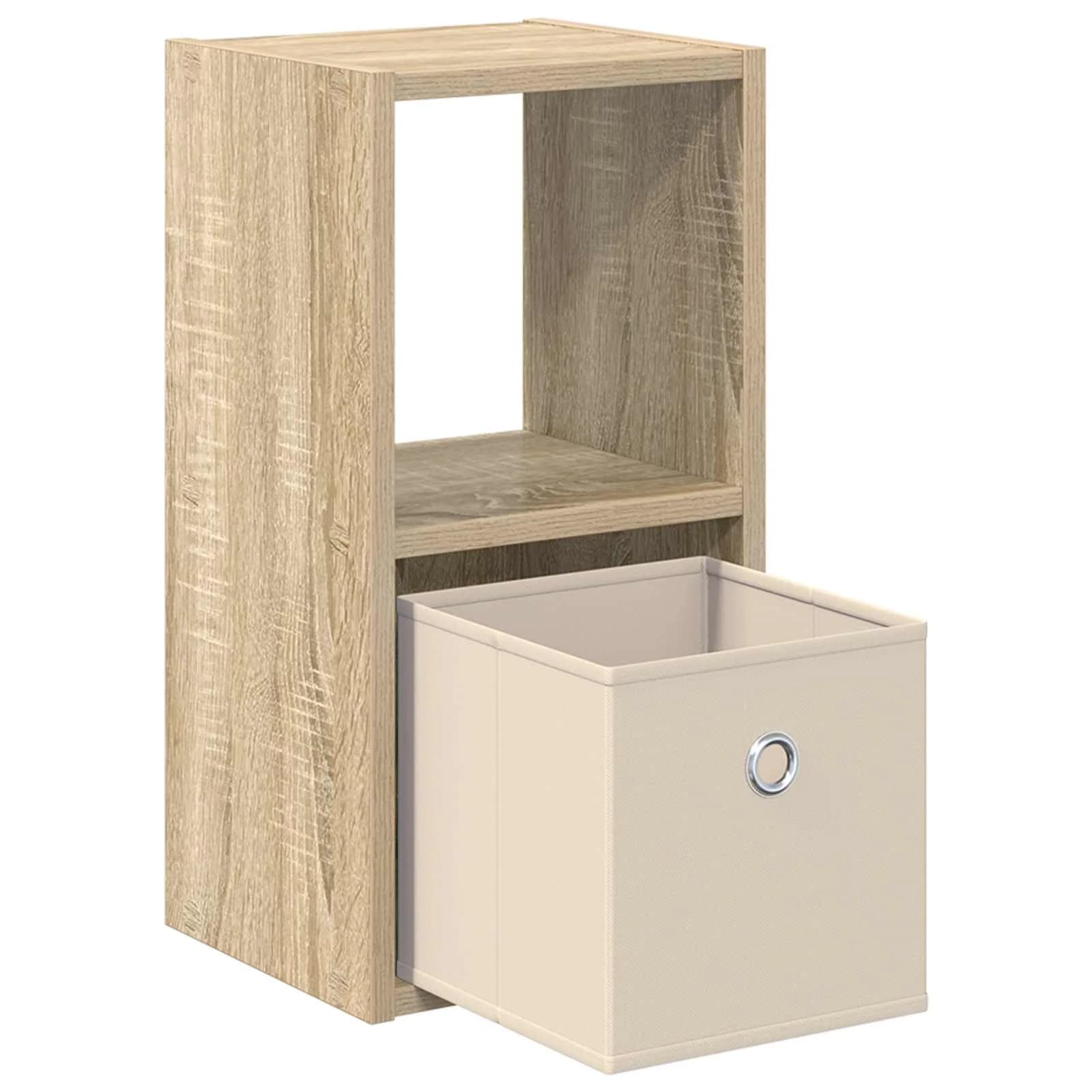 Nočna omarica 2 kos Sonoma hrast 25,5 x 22 x 49,5 cm - slika 5