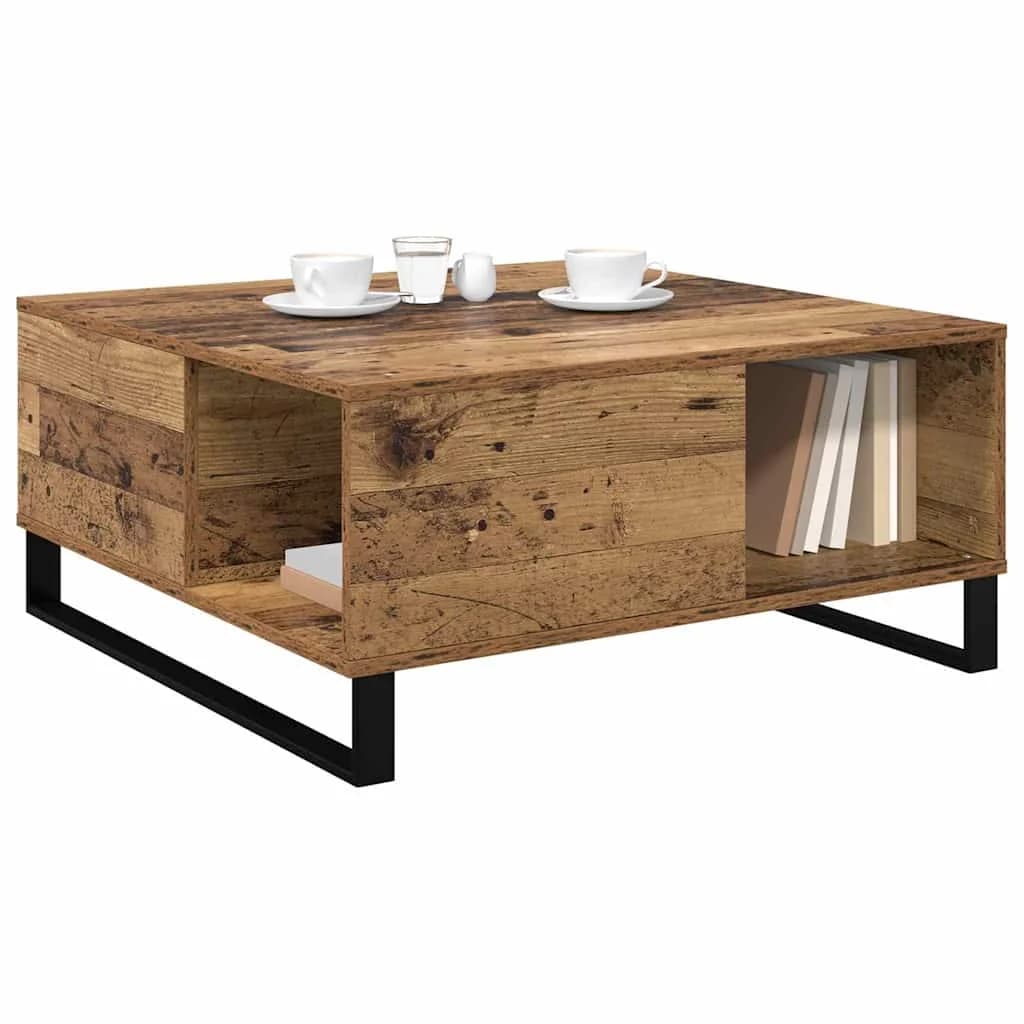 Klubska miza Star les 80 x 80 x 36,5 cm Inženirski les - slika 3