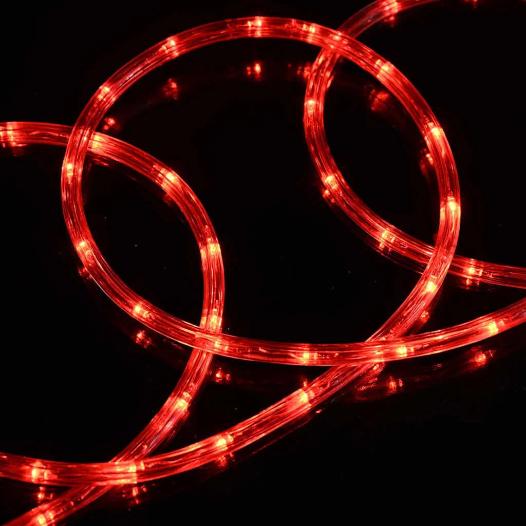 Osvetljena vrv med 1200 LED Rdeča 50 m PVC - slika 8