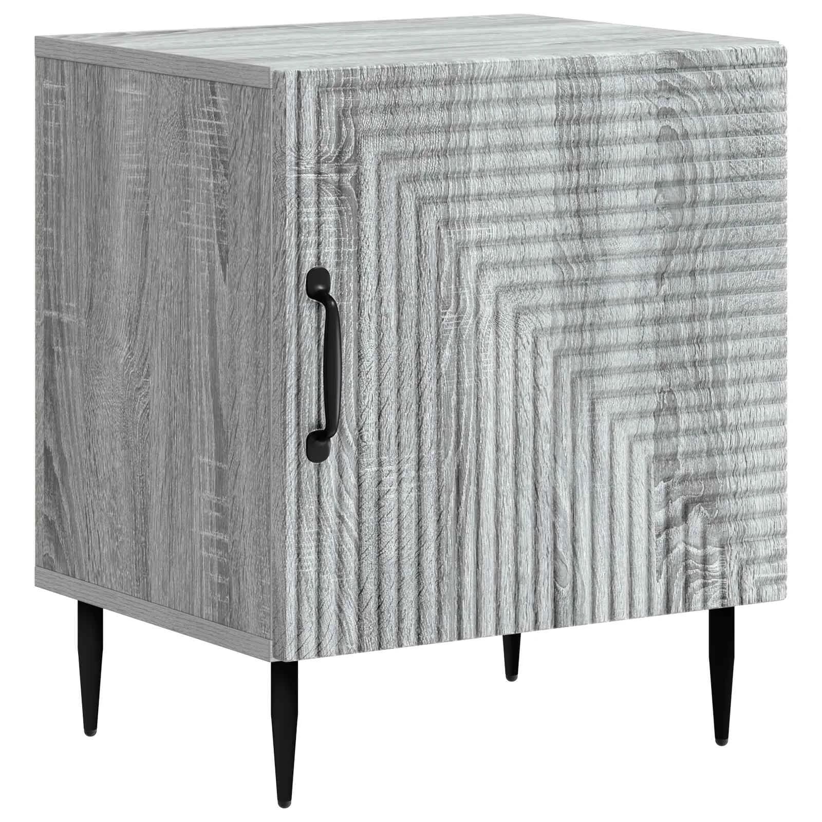 Nočna omarica 2 kos Siva Sonoma 43 x 34,5 x 50 cm - slika 5