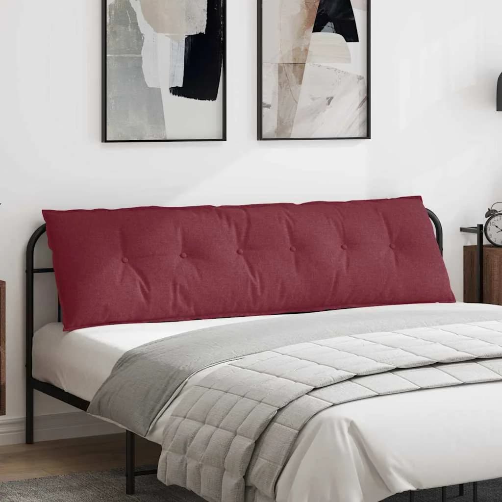 Poglavni vzglavnik Vinorodna rdeča 180 x 19 x 50 cm blago
