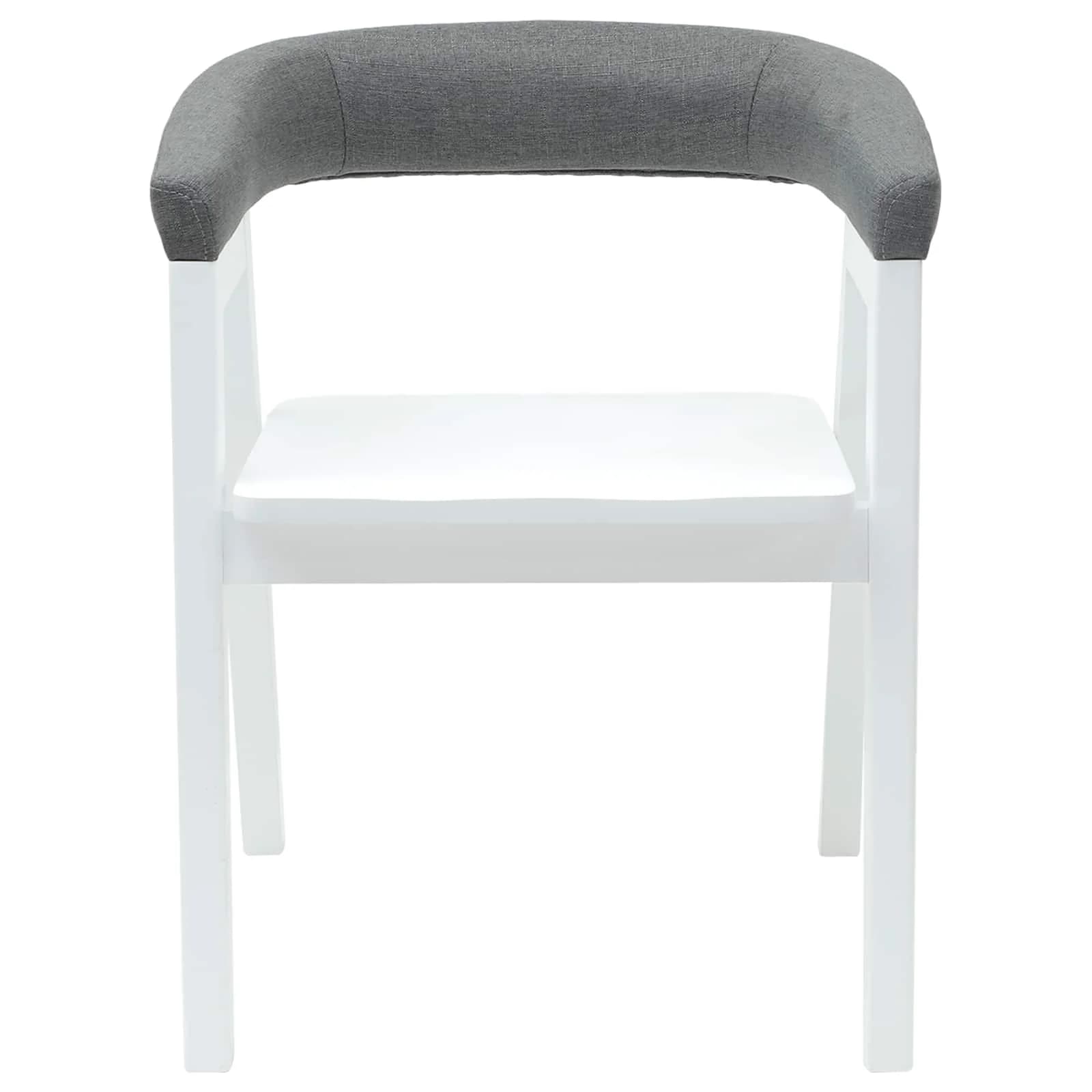 Jedilni stoli 2 kos Masivno gumovo les Bela 54 x 57 x 73 cm - slika 5