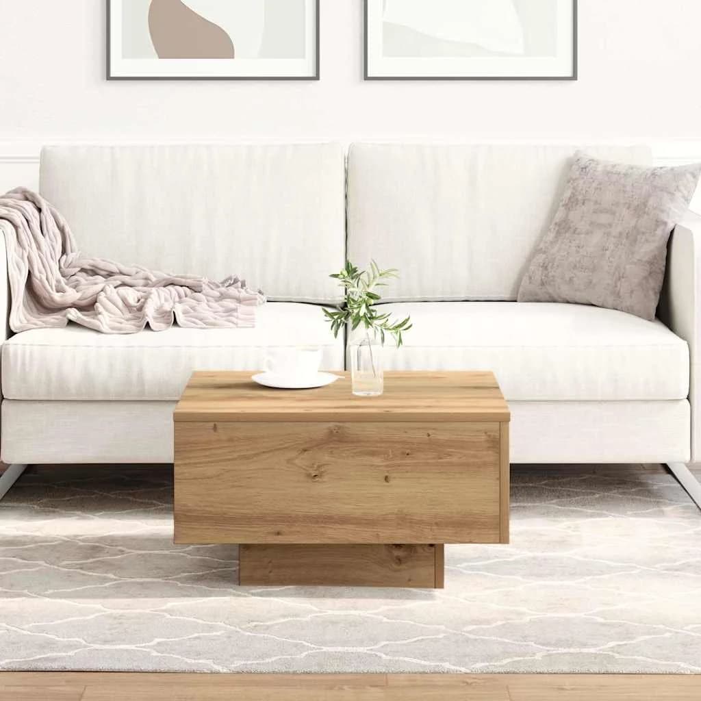 Klubska miza Umetni hrast 55 x 55 x 31 cm - slika 4