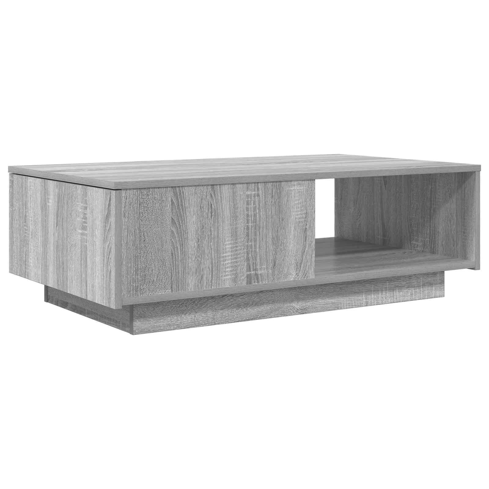 Klubska miza Siva Sonoma 95 x 55 x 31 cm Inženirski les - slika 2