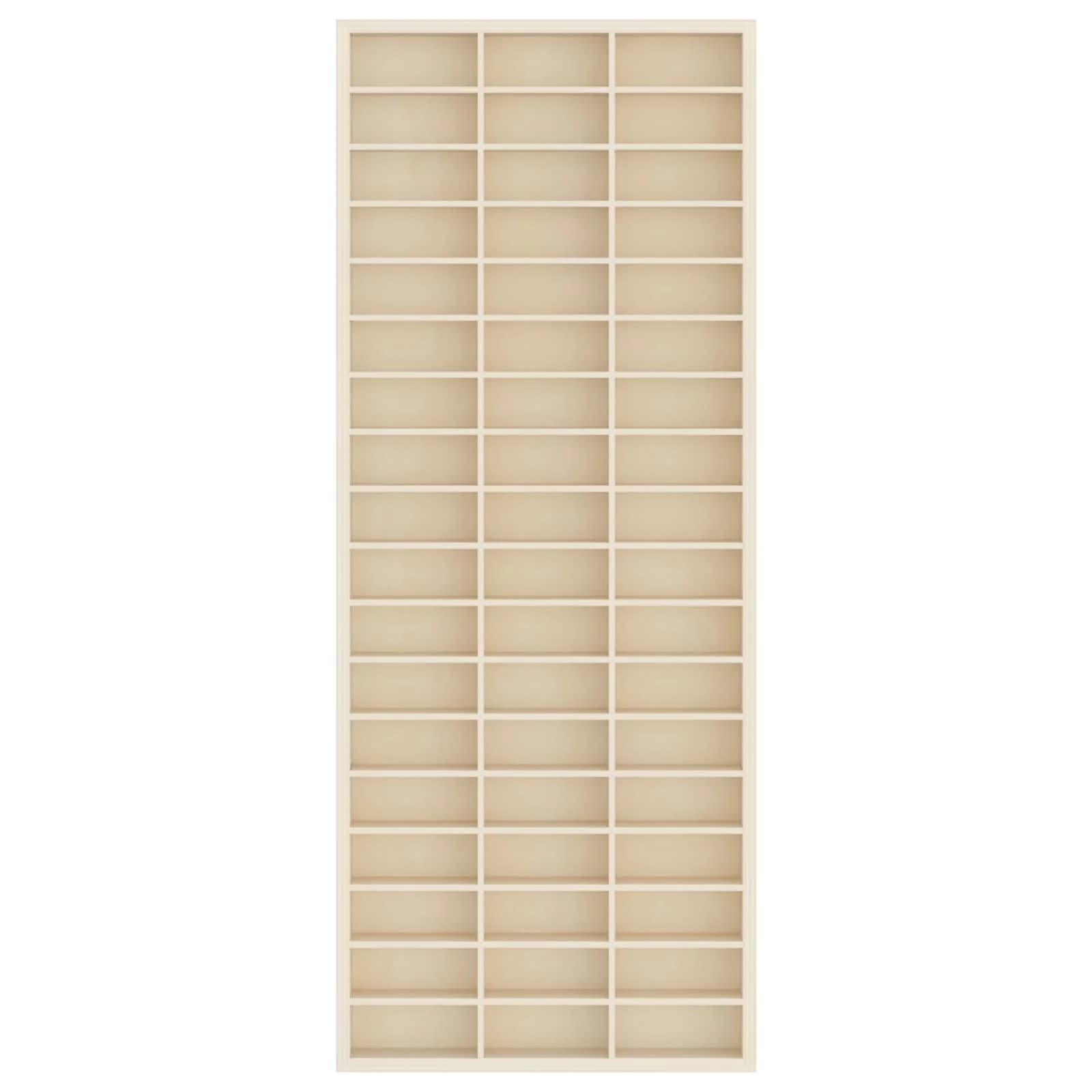 Stenska vitrina Montaža za steno Bež 30 x 4,5 x 75 cm - slika 3