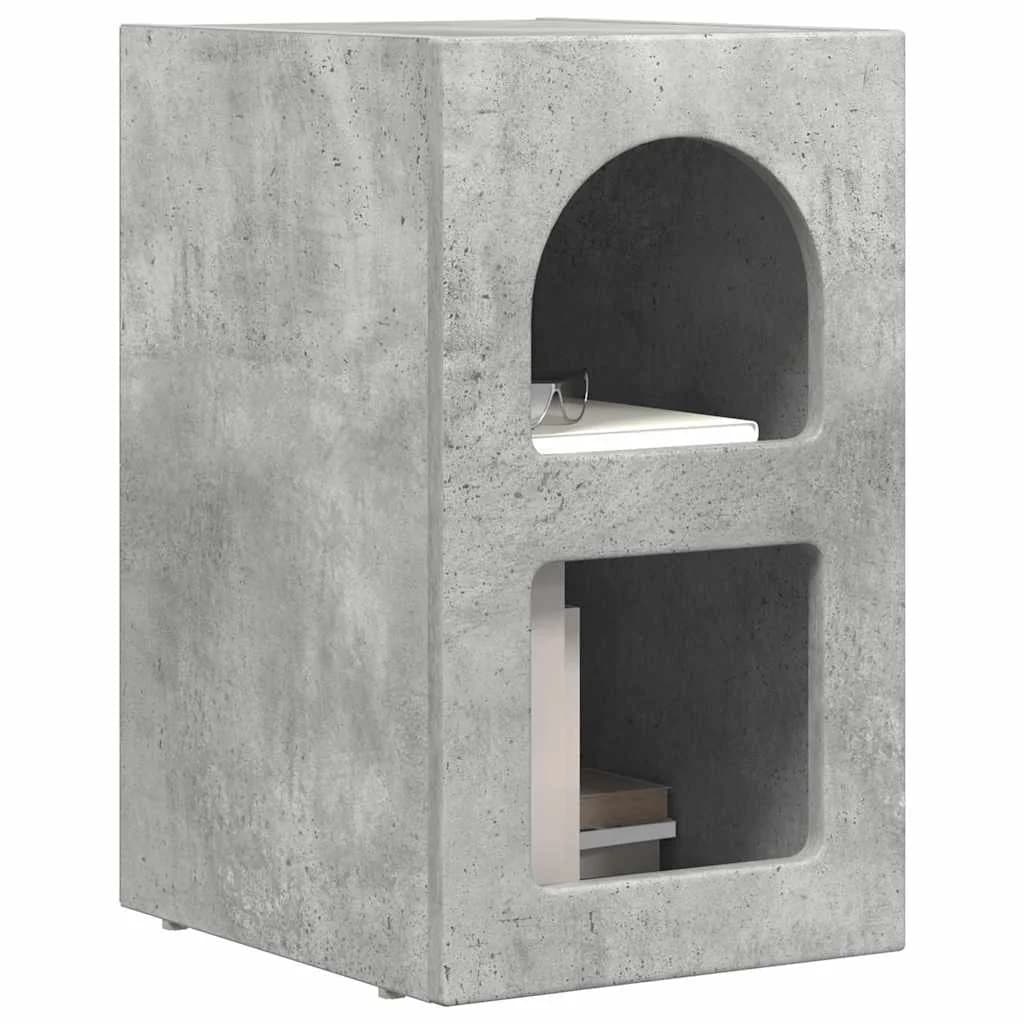 Nočna omarica ELST Betonsko siva 29,5 x 33,5 x 50 cm - slika 3