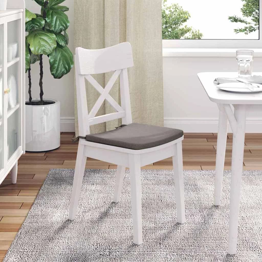 Sedežne blazine 4 kos blago Taupe 40 x 40 x 3 cm - slika 4