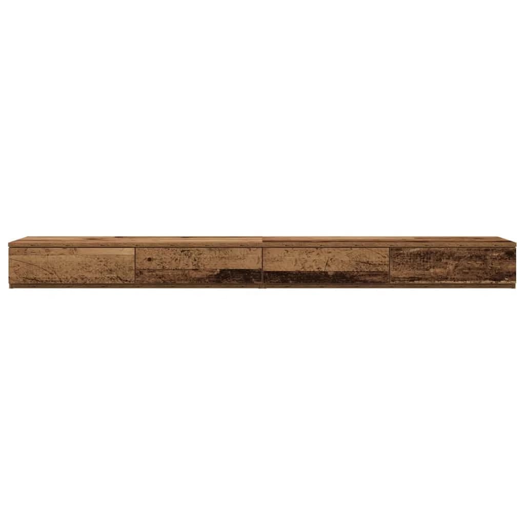 Posteljni predali Star les 180 x 36,5 x 16,5 cm Konstruiran les - slika 6