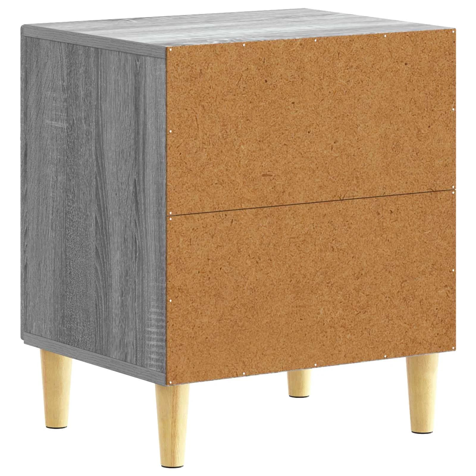 Nočna omarica 2 kos Siva Sonoma 43 x 34,5 x 50 cm - slika 8