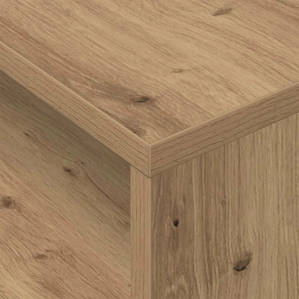 Stranska miza 2 kos Umetni hrast 40,5 x 40 x 45 cm - slika 9