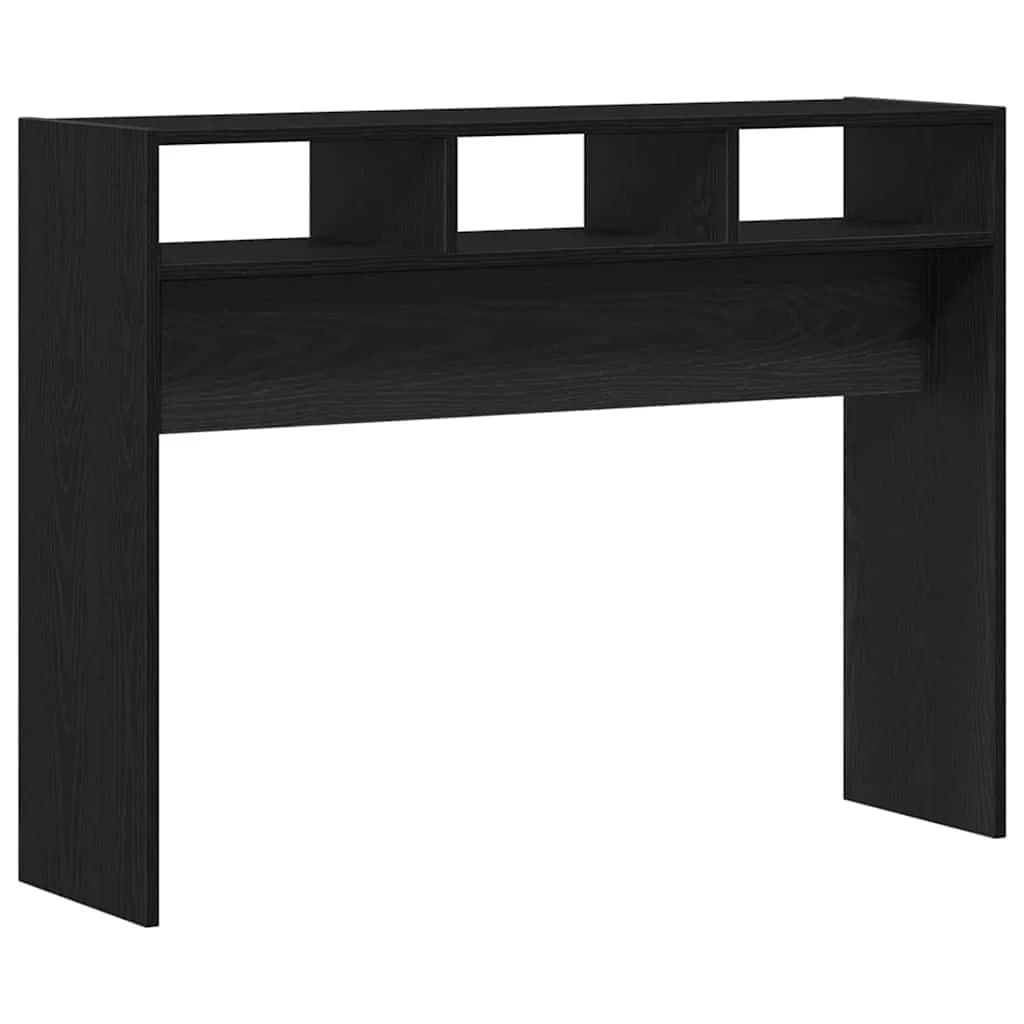 Konzolna miza Črna Orehovina 105 x 30 x 80 cm Inženirski les - slika 2