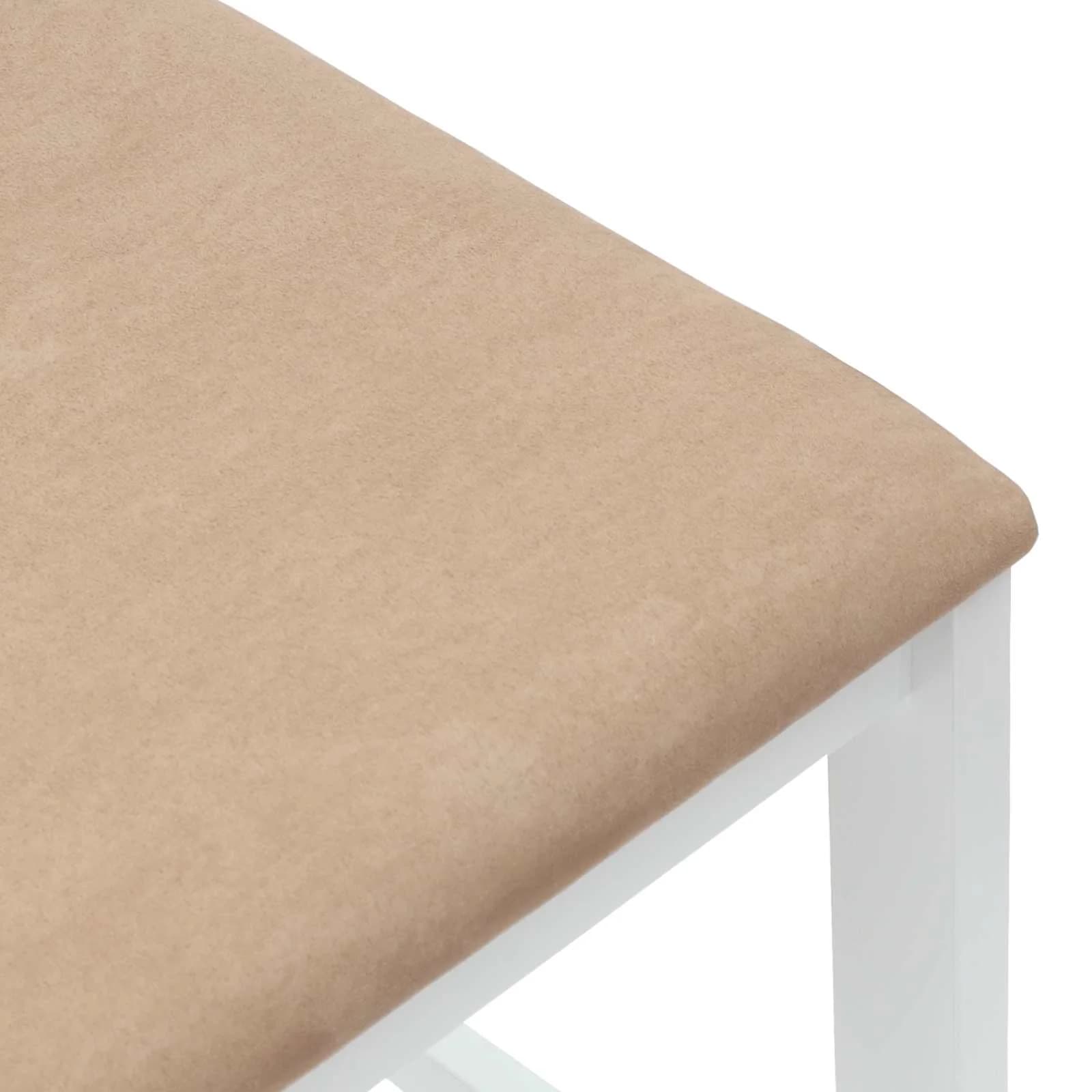 Jedilni stoli 2 kos Masivno gumovo les Bela 40 x 47,5 x 99,5 cm - slika 9