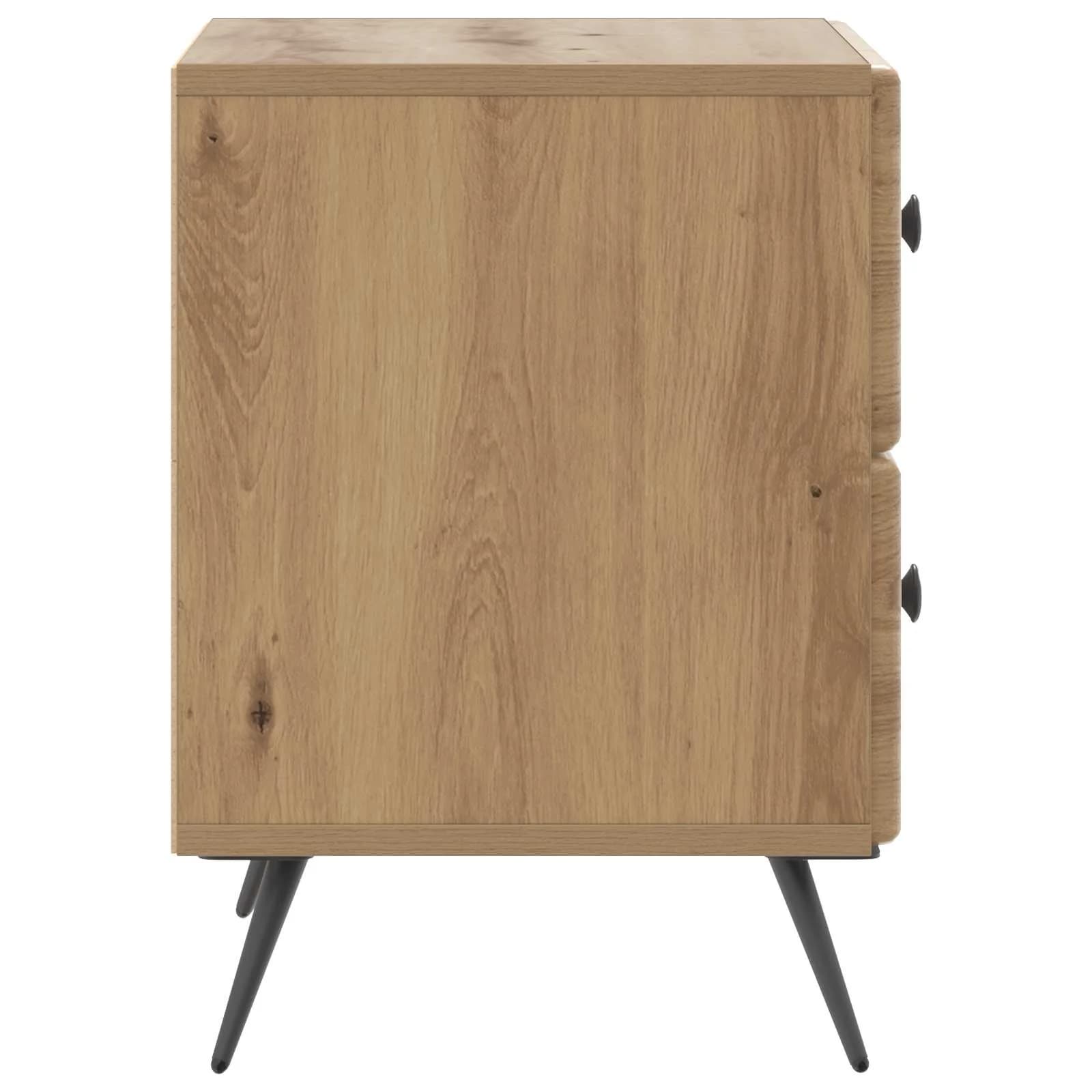 Nočna omarica Artisan hrast 43 x 34,5 x 47,5 cm Inženirski les - slika 6